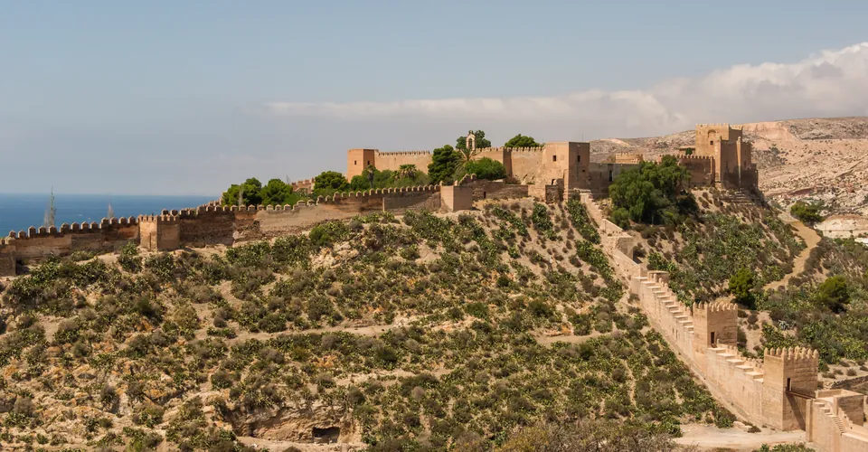 Murallas y jardines de la Alcazaba de Almería